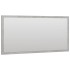 Set muebles de baño 2 piezas madera contrachapada gris