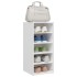 Muebles zapateros 2 uds contrachapada blanco 31,5x35x70