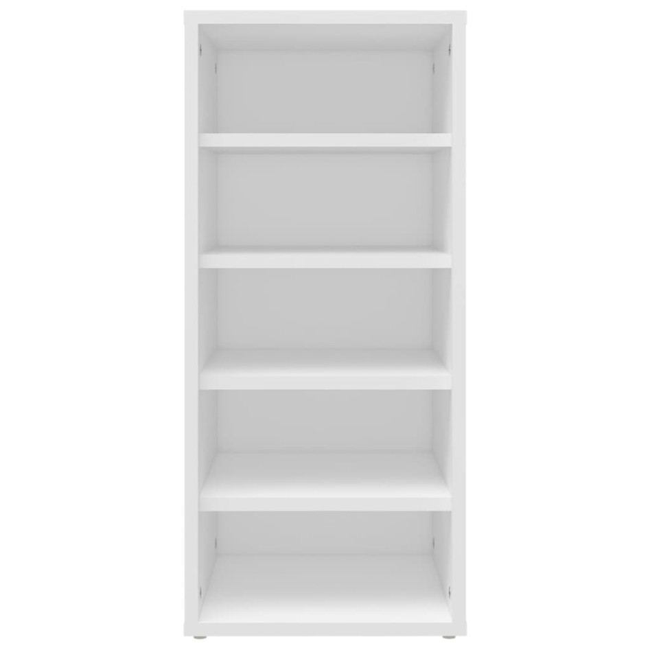 Muebles zapateros 2 uds contrachapada blanco 31,5x35x70