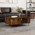 Mesa de centro madera de ingeniería roble ahumado 90x60x35