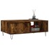 Mesa de centro madera de ingeniería roble ahumado 90x60x35