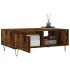 Mesa de centro madera de ingeniería roble ahumado 90x60x35