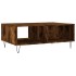 Mesa de centro madera de ingeniería roble ahumado 90x60x35