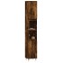 Armario de baño madera contrachapada roble ahumado 30x30x190
