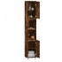 Armario de baño madera contrachapada roble ahumado 30x30x190
