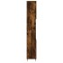 Armario de baño madera contrachapada roble ahumado 30x30x190