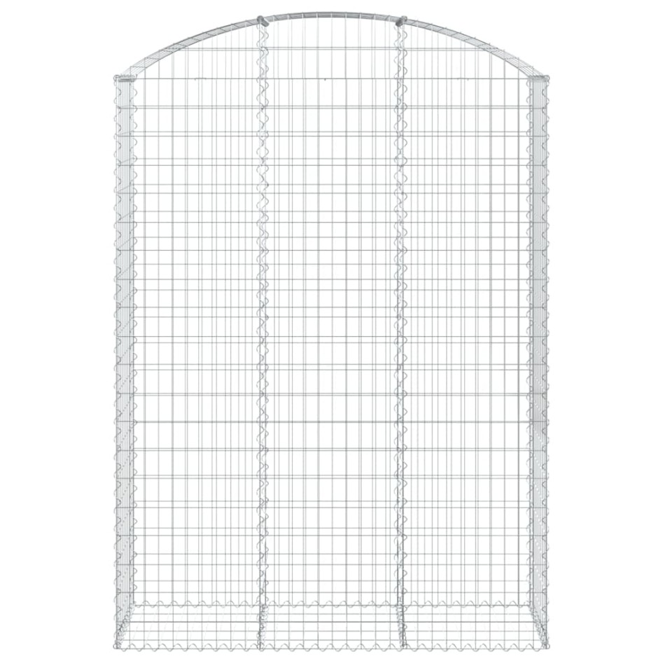 Cesta gaviones forma arco hierro galvanizado 150x50x200/220