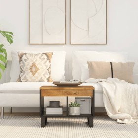 Mesa de centro de madera maciza mango 55x50x40