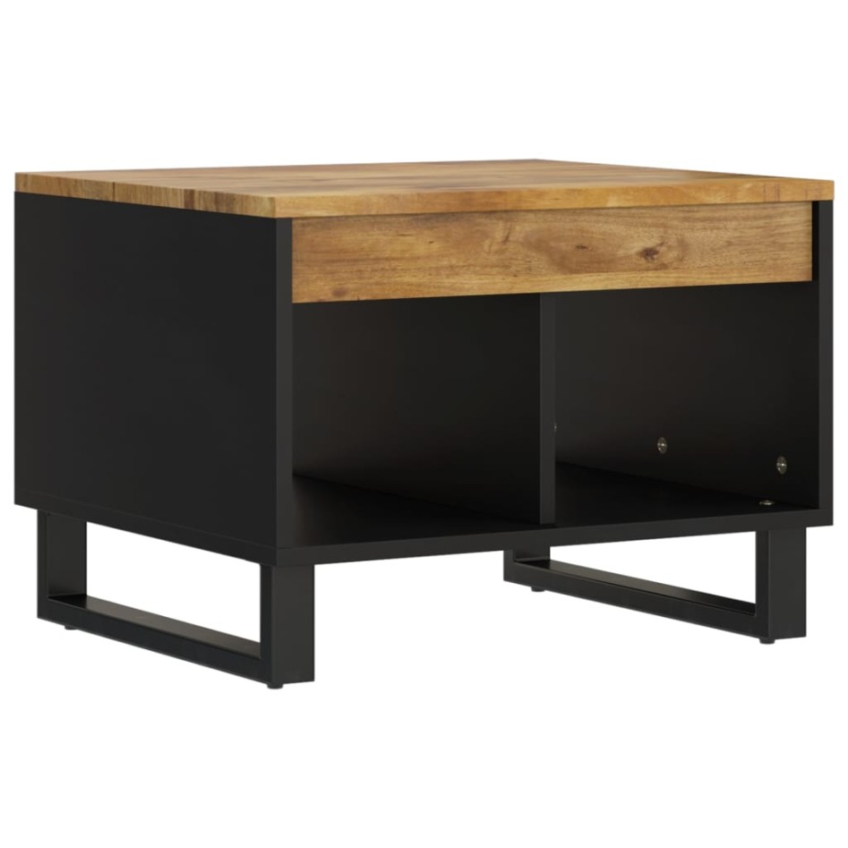 Mesa de centro de madera maciza mango 55x50x40