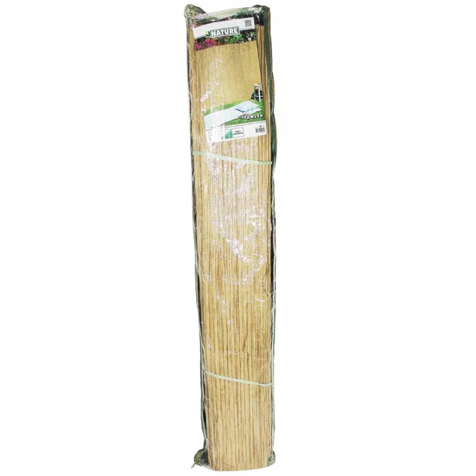 Nature Valla cañizo de jardín caña de juncia 1,5x3