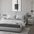 Mesita noche 2 uds madera ingeniería gris Sonoma