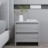 Mesita noche 2 uds madera ingeniería gris Sonoma