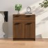 Aparador de madera contrachapada roble marrón 60x30x70