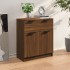 Aparador de madera contrachapada roble marrón 60x30x70