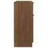 Aparador de madera contrachapada roble marrón 60x30x70
