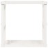 Soporte para leña de exterior madera pino blanco 108x52x106