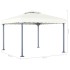 Cenador con tira de luces LED aluminio crema 300x300