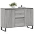 Aparador de madera de ingeniería gris Sonoma 104x35x70
