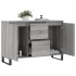Aparador de madera de ingeniería gris Sonoma 104x35x70