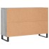 Aparador de madera de ingeniería gris Sonoma 104x35x70