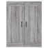 Armario de pared madera ingeniería gris Sonoma 69,5x34x90