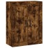 Armario de pared madera ingeniería roble ahumado 69,5x34x90