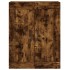 Armario de pared madera ingeniería roble ahumado 69,5x34x90