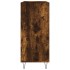 Mueble discos madera contrachapada roble ahumado 84,5x38x89