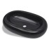 Lavabo de cerámica negro