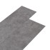 Lamas para suelo de PVC autoadhesivas gris hormigón 5,02 m²