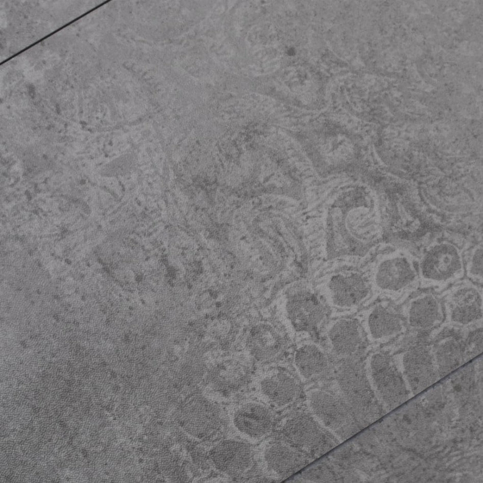 Lamas para suelo de PVC autoadhesivas gris hormigón 5,02 m²