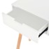 Mesa consola de madera maciza de pino blanca 80x30x72