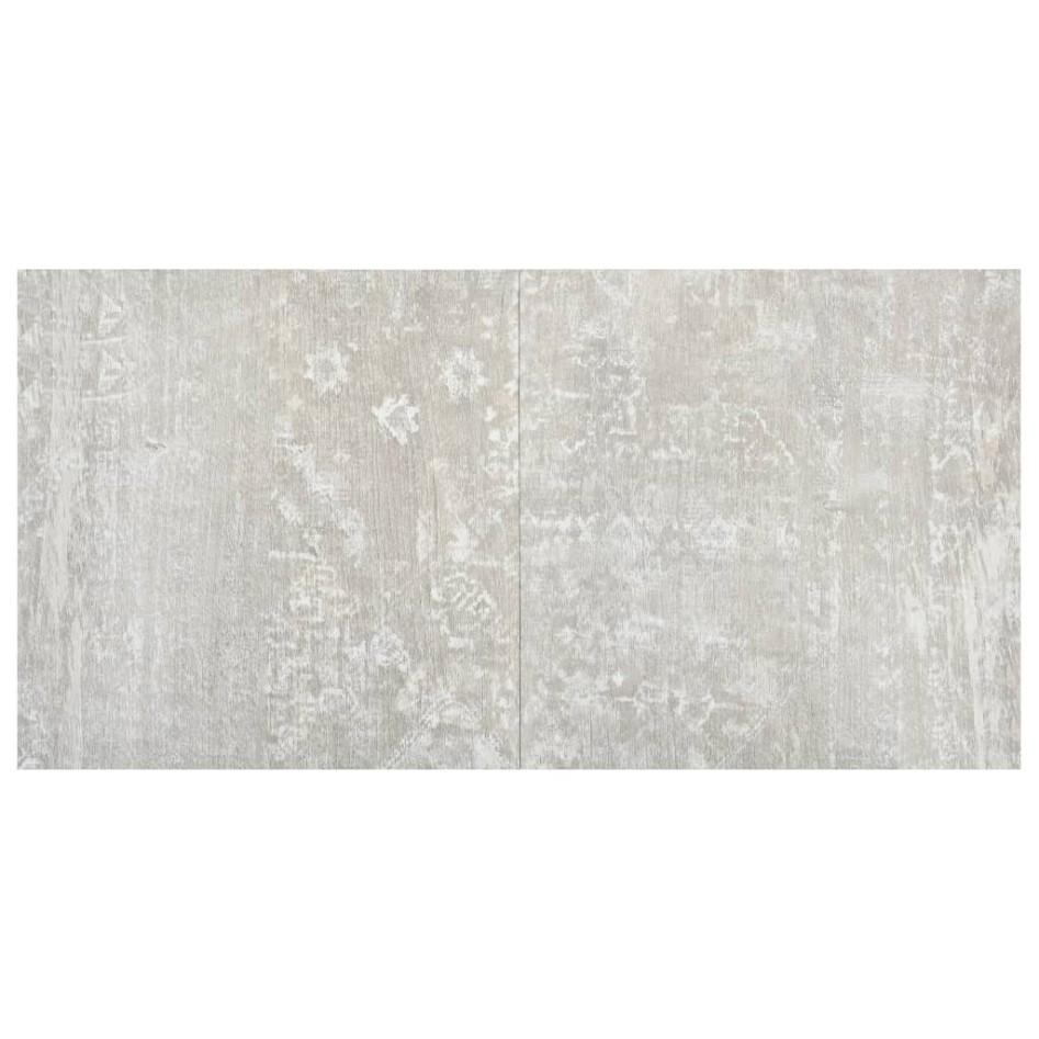 Lamas para suelo autoadhesivas 55 uds PVC gris claro 5,11