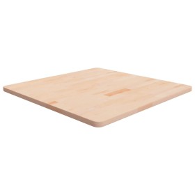 Tablero de mesa cuadrada madera de roble sin tratar