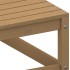 Sofá de esquina de madera maciza de pino marrón