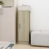 Mueble zapatero de aglomerado roble Sonoma 32x35x92
