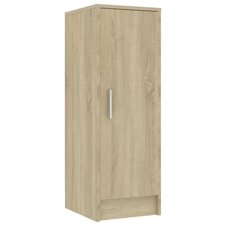 Mueble zapatero de aglomerado roble Sonoma 32x35x92