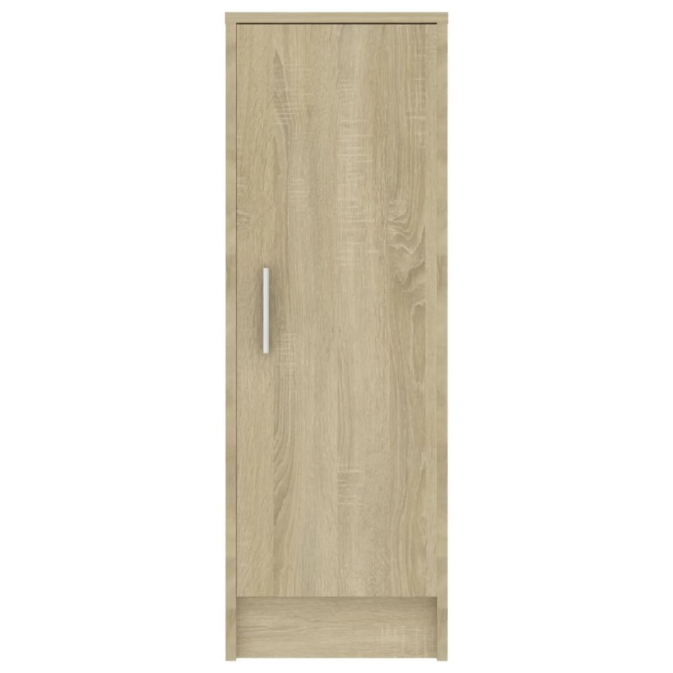 Mueble zapatero de aglomerado roble Sonoma 32x35x92