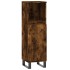 Armario de baño madera contrachapada roble ahumado 30x30x100