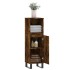 Armario de baño madera contrachapada roble ahumado 30x30x100