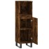 Armario de baño madera contrachapada roble ahumado 30x30x100