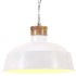 Lámpara colgante industrial 58 cm blanca