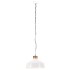 Lámpara colgante industrial 58 cm blanca