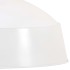 Lámpara colgante industrial 58 cm blanca