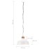 Lámpara colgante industrial 58 cm blanca