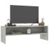 Mueble de TV madera contrachapada gris hormigón 120x40x40