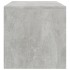 Mueble de TV madera contrachapada gris hormigón 120x40x40