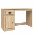 Escritorio con cajón madera contrachapada roble 115x50x75