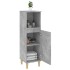 Armario de baño madera contrachapada gris hormigón 30x30x100