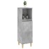 Armario de baño madera contrachapada gris hormigón 30x30x100